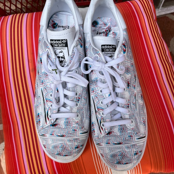 Adidas Stan Smith Mickey Mouse Disney 3D Comic Sneaker Limited Edition Size 11 - Picture 1 of 7